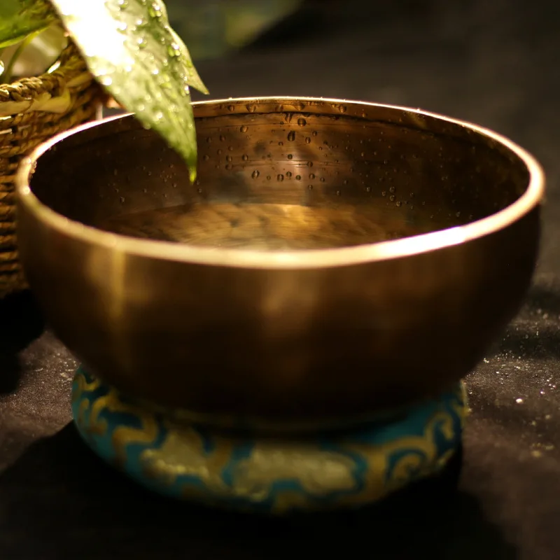 Nepalese handmade singing bowl yoga meditation Buddha sound bowl Tibetan singing bowl pure copper sound healing bowl copper chim