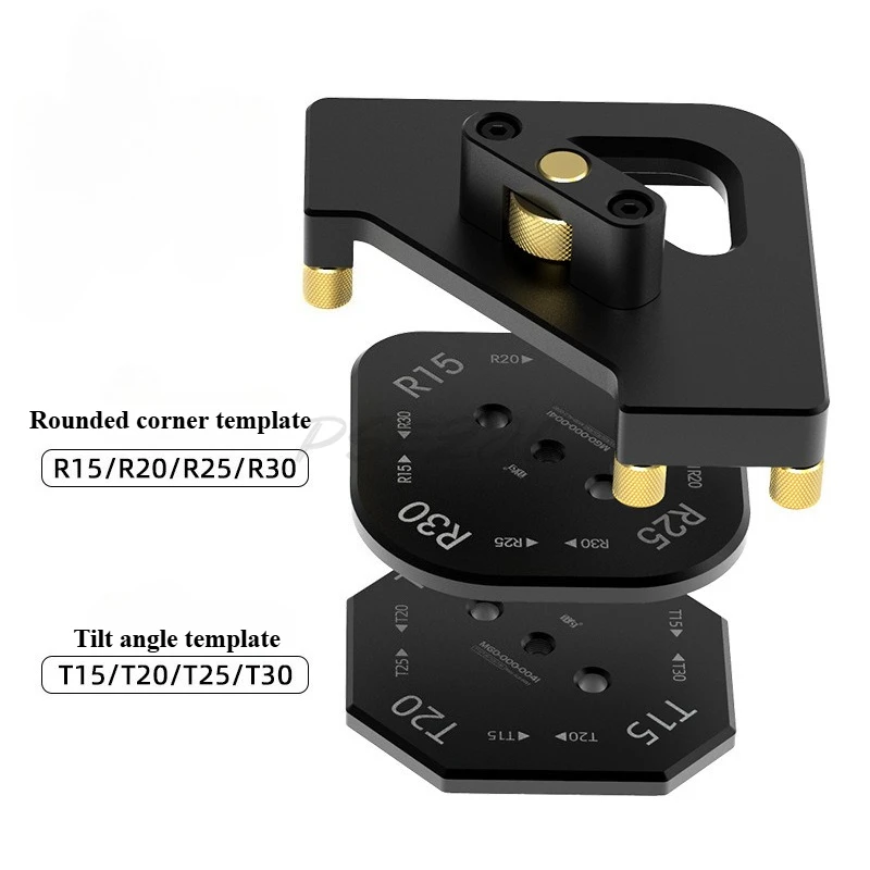 Woodworking Corner Chamfering Template Quick Change R-angle Arc Template Electric Wood Milling Trimming Machine Accessories
