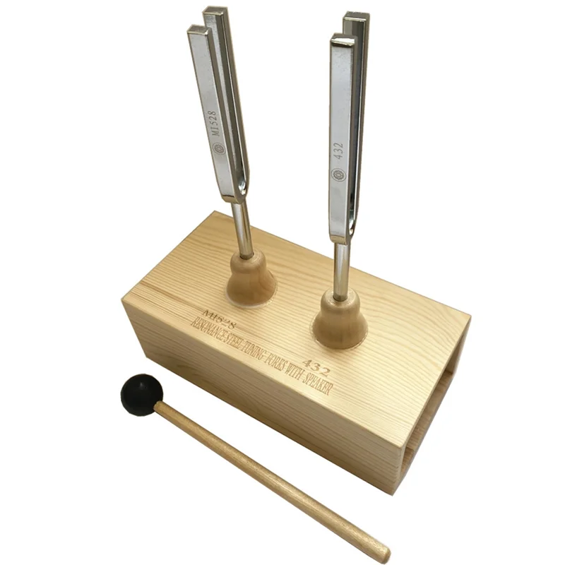 ABUE-Tuning Forks For Schumann Resonance- 432Hz 528Hz Weighted Diapason Tuning Fork Percussion Instruments