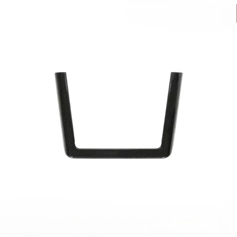 For Tesla Model S/X Real Dry Carbon Fiber center console charging panel frame interior Decoration Modification Accessories