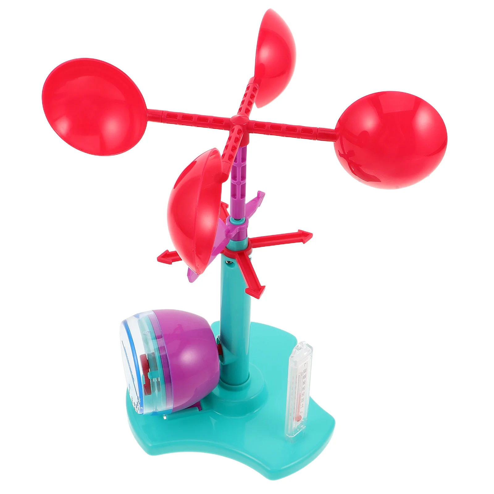 

Education Kids Science Experiment Kit Diy Wind Speed Direction Meter Physics Anemometer For Classroom Home Weather Experiments