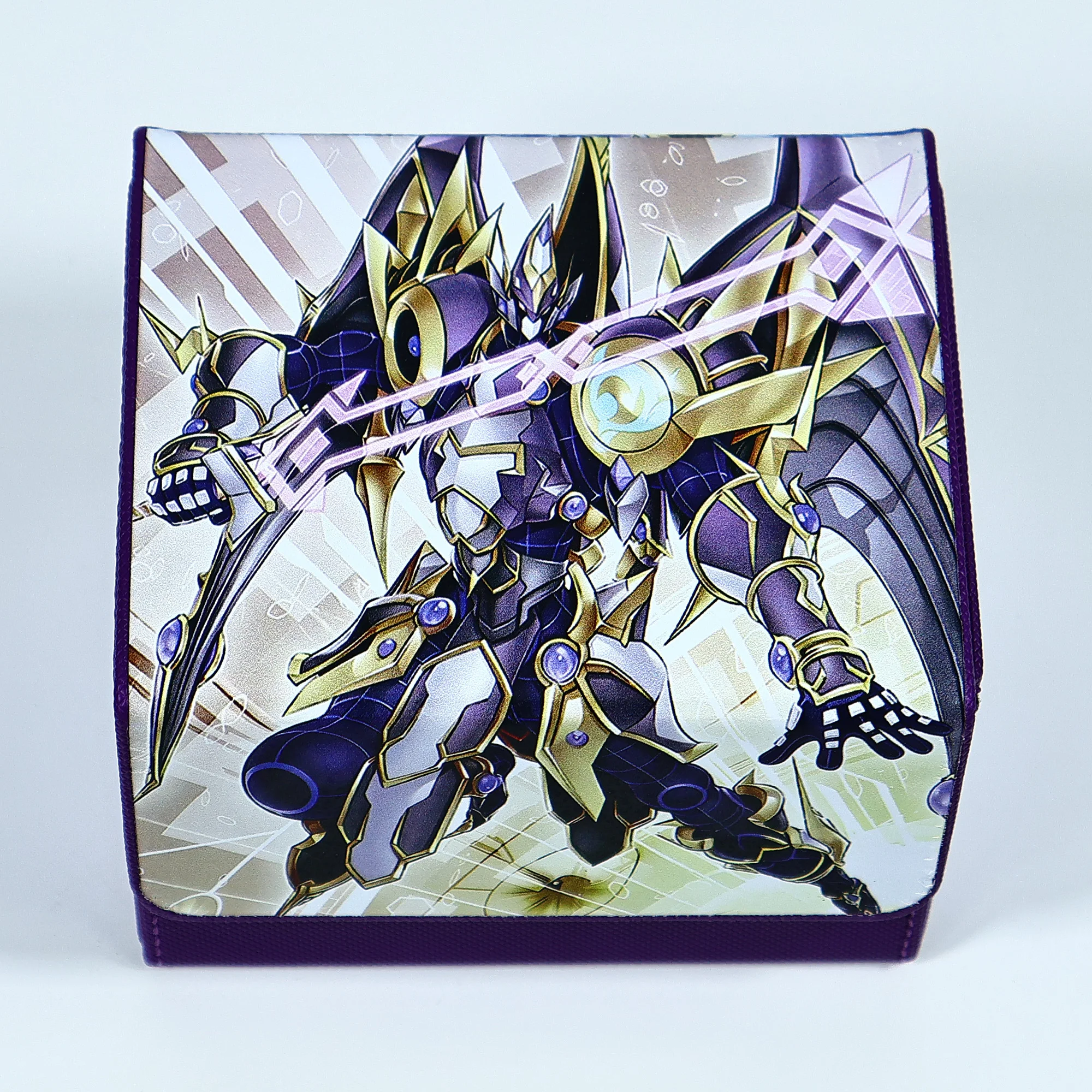 ยูกิโอทำเองแบบ DIY! กล่องเก็บการ์ด Cyberse Quantum Dragon กล่องเก็บการ์ดหนัง Ygo ระดับไฮเอนด์ กล่องเก็บการ์ดอนิเมะ ของขวัญ ของเล่น