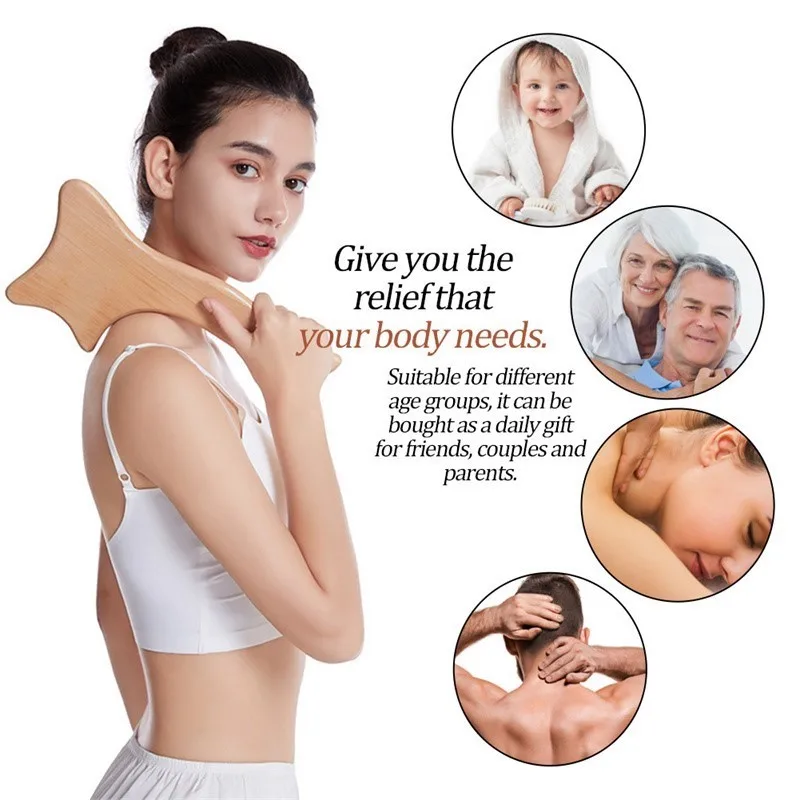 Wood Cupping Therapy Massage Tools Cup,Lymphatic Drainage Massager Tools For Wood Therapy Kit Body Sculpting Anti-Cellulite Cup