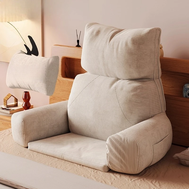 Bedside backrest pad, bed pillow to play with mobile phone artifact, special waist protection, removable and washable soft bag