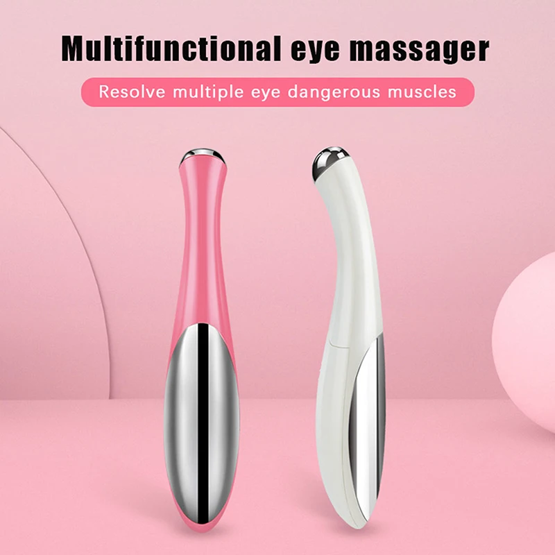 Massageador de olhos portátil vibração elétrica rugas anti-envelhecimento massagem ocular remoção de círculo escuro beleza rosto caneta de cuidados com os olhos