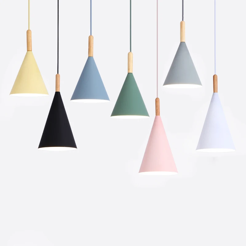 

GEW E27 Simple Pendant Light Hanging Lamp for Bedside Restaurant Kitchen Bar Dinner Table Decorative Lighting 110V 220V