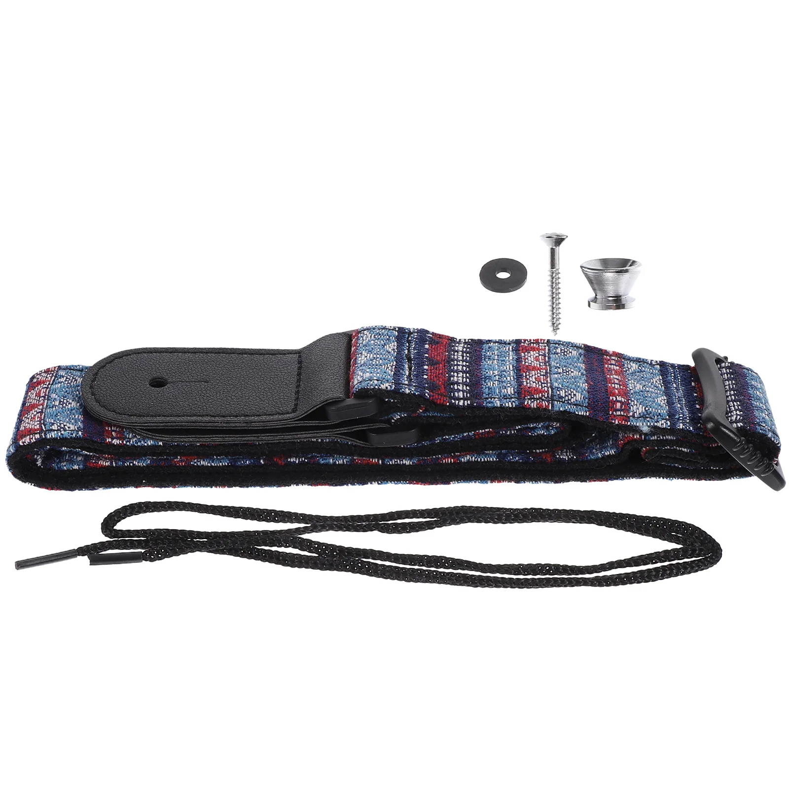

1Pc Ukulele Belt Adjustable Strap Length Beautiful Pattern Comfortable Stay-in-Place Design Musical Gift
