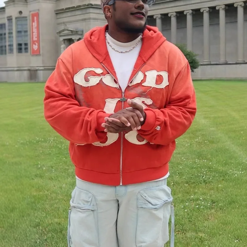 Y2K الاتجاه الأمريكي الجديد ريترو الله جيد ملابس الشارع غير رسمية الرمز البريدي هوديي الرجال والنساء Harajuku الهيب هوب القوطية ملابس الشارع #2