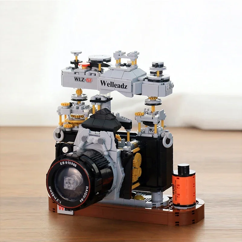 

Классические ретро радио мини-строительные блоки крутая 3D модель камеры в сборе пластиковые кирпичи игрушки для детей Рождественская коллекция подарок