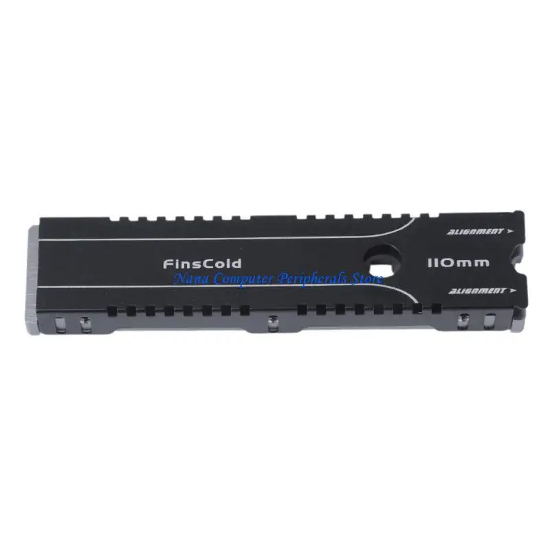 F68C for M.2 NVMe SSD Heat Sink Supports for M.2 NVMe SSD Hard Drive 22110 NGFF Desktop Dedicated PCI-E NVME Fan