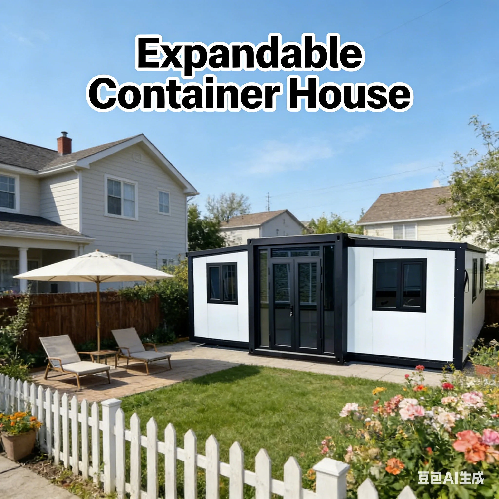 Customized Portable Prefabricated Tiny House 20Ft 40Ft Expandable Container House Prefab Houses 2 3 Bedrooms Modern Flat Modern