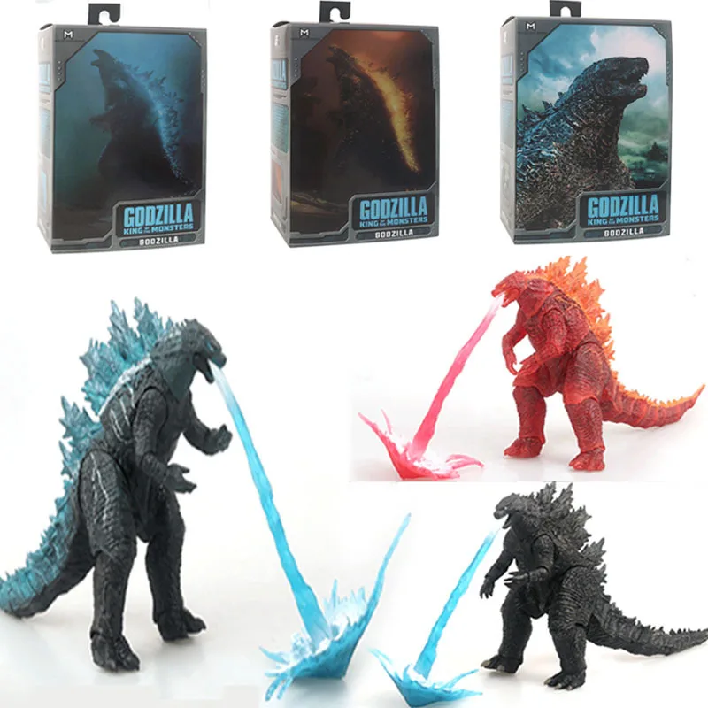 

Godzilla Movie Figure King of The Monsters Red Lotus Godzilla Vs King Kong Action Figures Collectible Ornaments Pvc Movable Toys