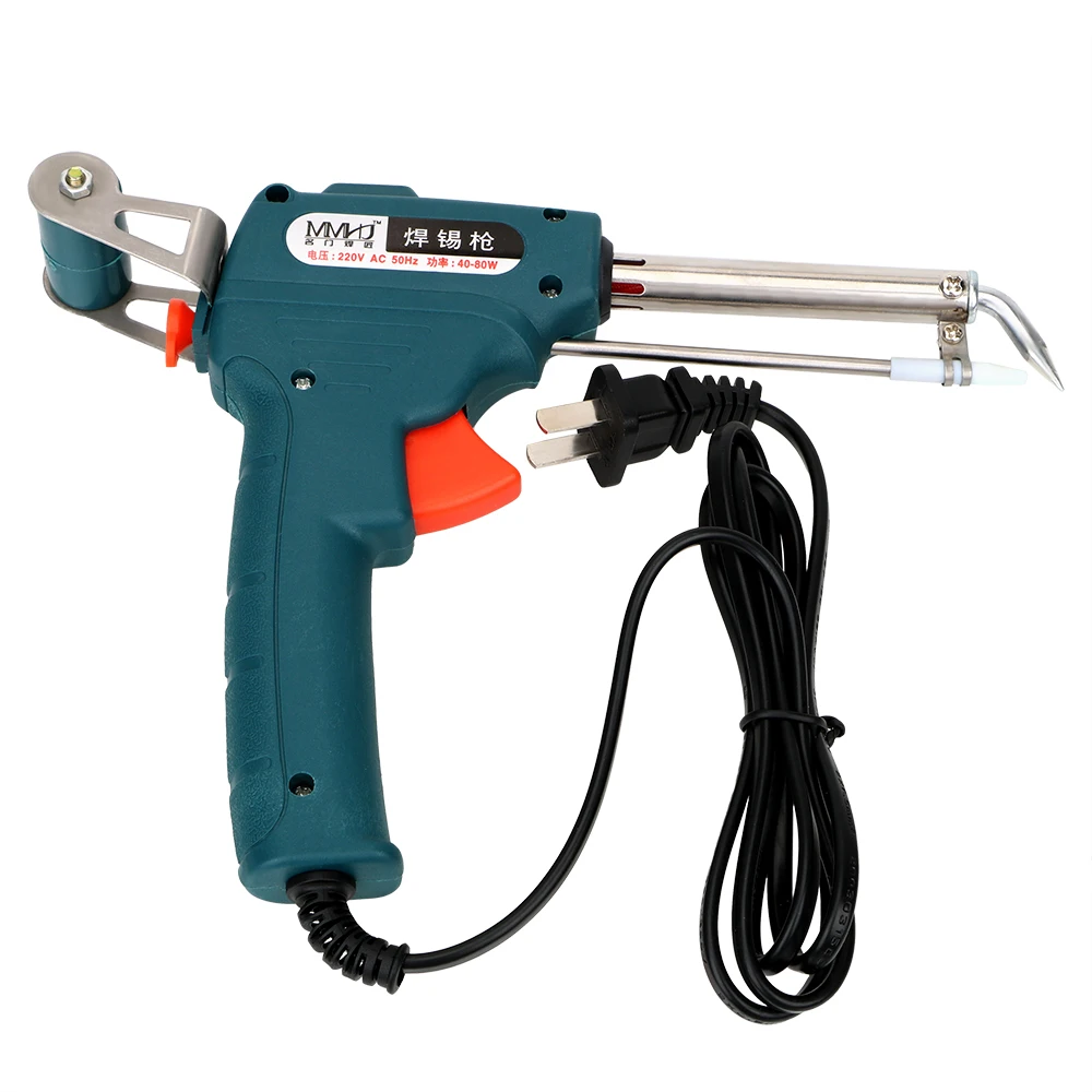 

DIYWORK US Conversion Head Solder Wire Welding Tool Handheld Solder Gun Electric Soldering Iron Automatic Send Tin Gun