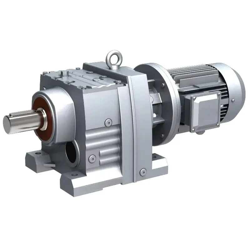 Helical Gear Motor AC Electric Drive Industrial Machinery High Torque Low Noise 220V 380V Universal Fit Factory Automation