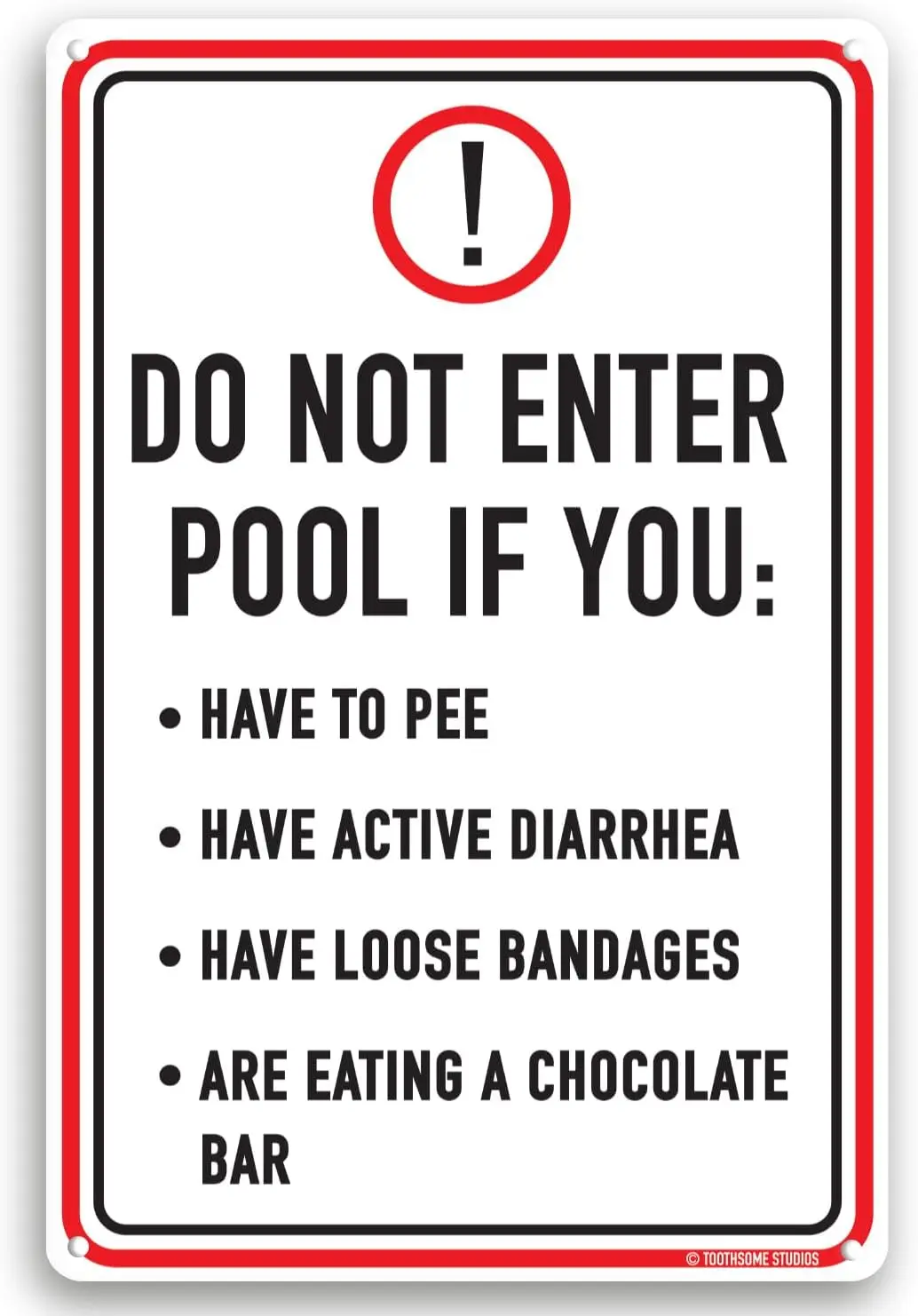 Do Not Enter Pool If 12