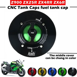 Motorcycle Fuel Tank Caps For KAWASAKI ZX4RR ZX25R Z900 Z650 Z400 Ninja650 Ninja400 Ninja250 Versys 1000 Versys-X 300 ZX6R 2019-