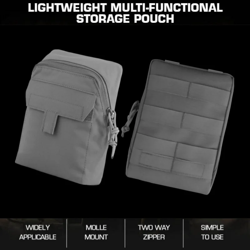 

Lightweight Tactical Pouch | MOLLE Compatible EDC Organizer | For Wilderness Exploration