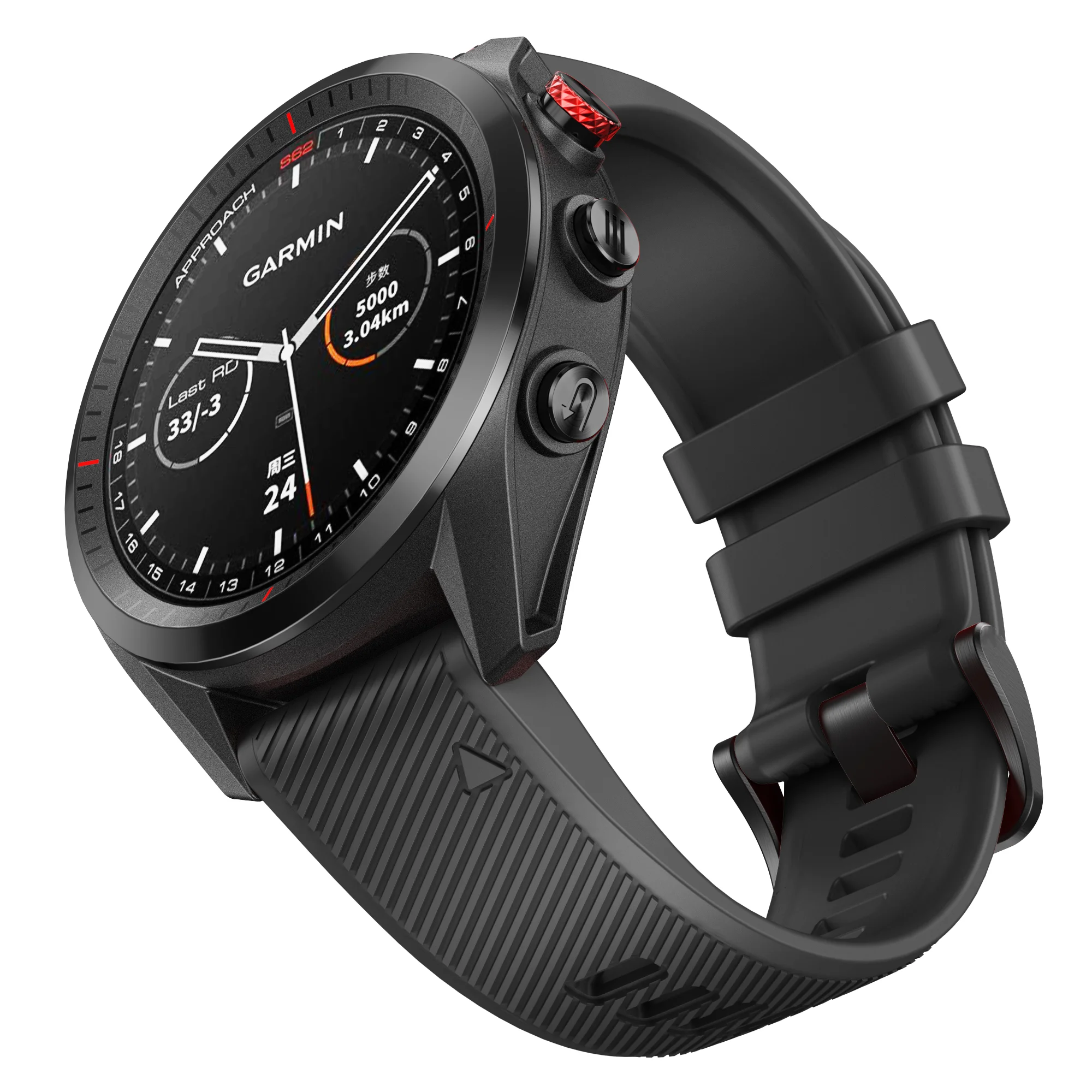 حزام سيليكون مسامي للغارمين 22 ملم لـ Garmin Fenix 7/ approach s60/ quatix5.