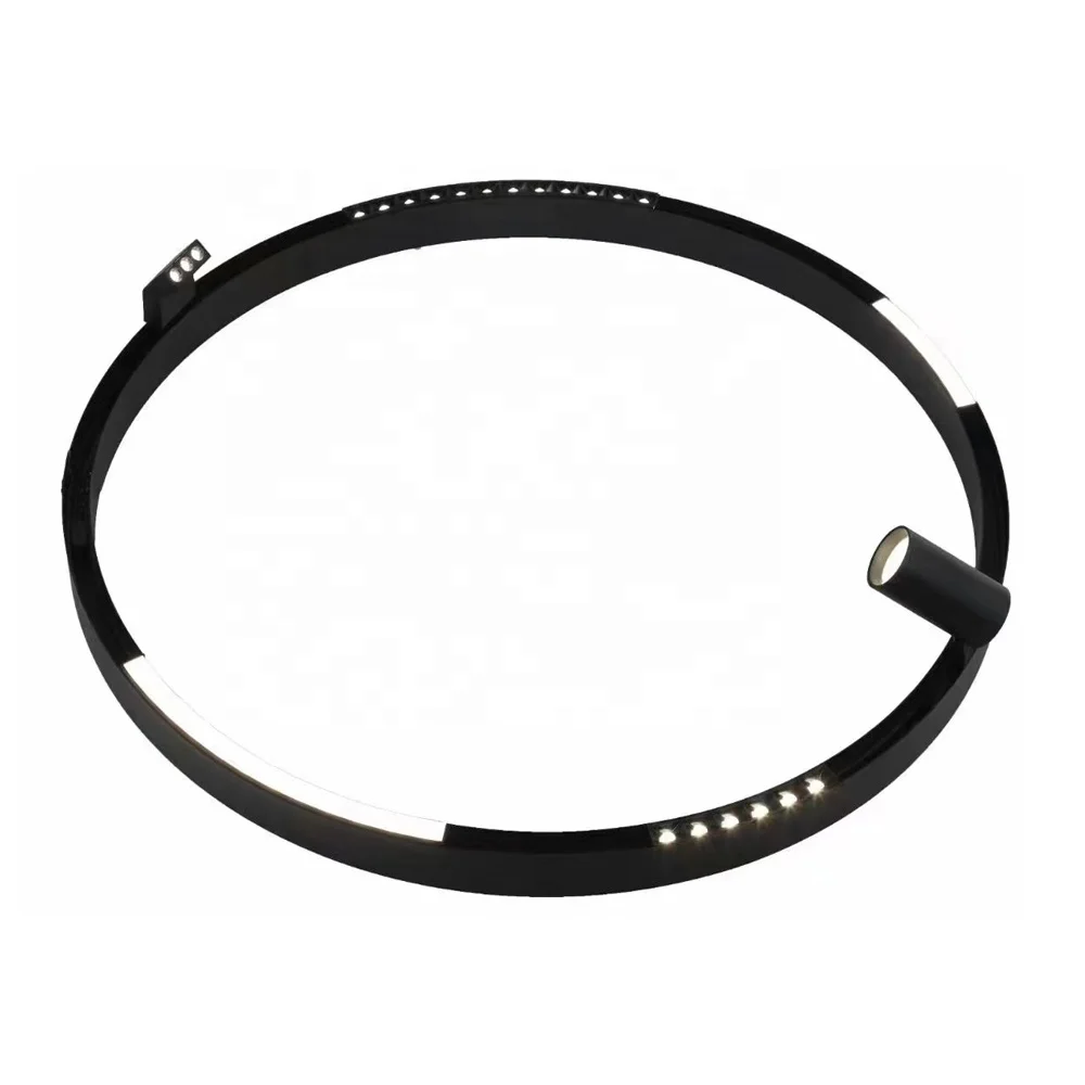Wholesale Circle Round Curved LED MagneticTrack Light Series LED Lighting Magnetic Grille Store Lighting