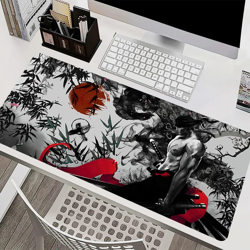 

Mouse Pad PC Accessories Keyboard Pad Office Desk Mat Anti Slip HD Mousepad Rubber One Piece Zoro Tablet Pad Gaming Extended Pad