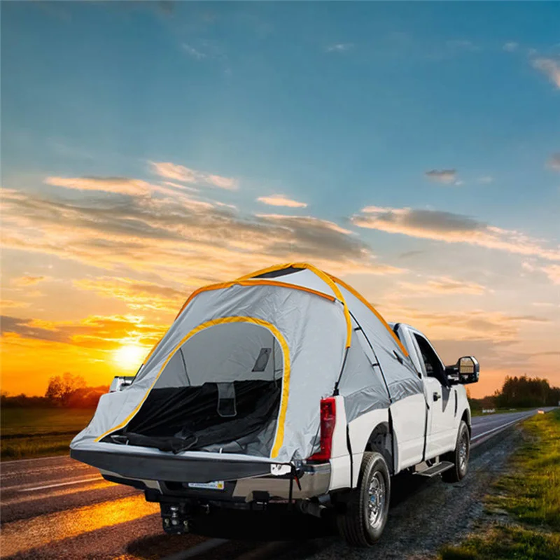 XC Pickup Truck Tent Truck Bed Tent Outdoor Camping Family Tourist Fishing Picnic Travel Awnings Car Tent for 3-4 Person 3 Size