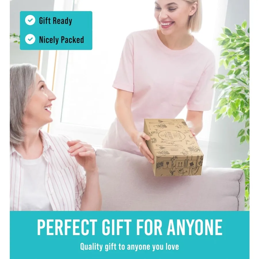 Herramientas de jardinería de alta resistencia, juego de herramientas de jardín duraderas y ergonómicas de 22 piezas, perfecto para uso en exteriores, regalos de jardinería ideales f