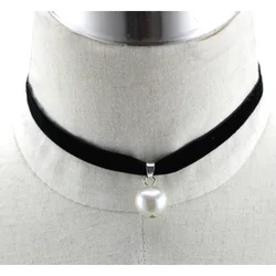 Fashion simple imitation pearl pendant necklace for ladieschoker personality charm jewelry