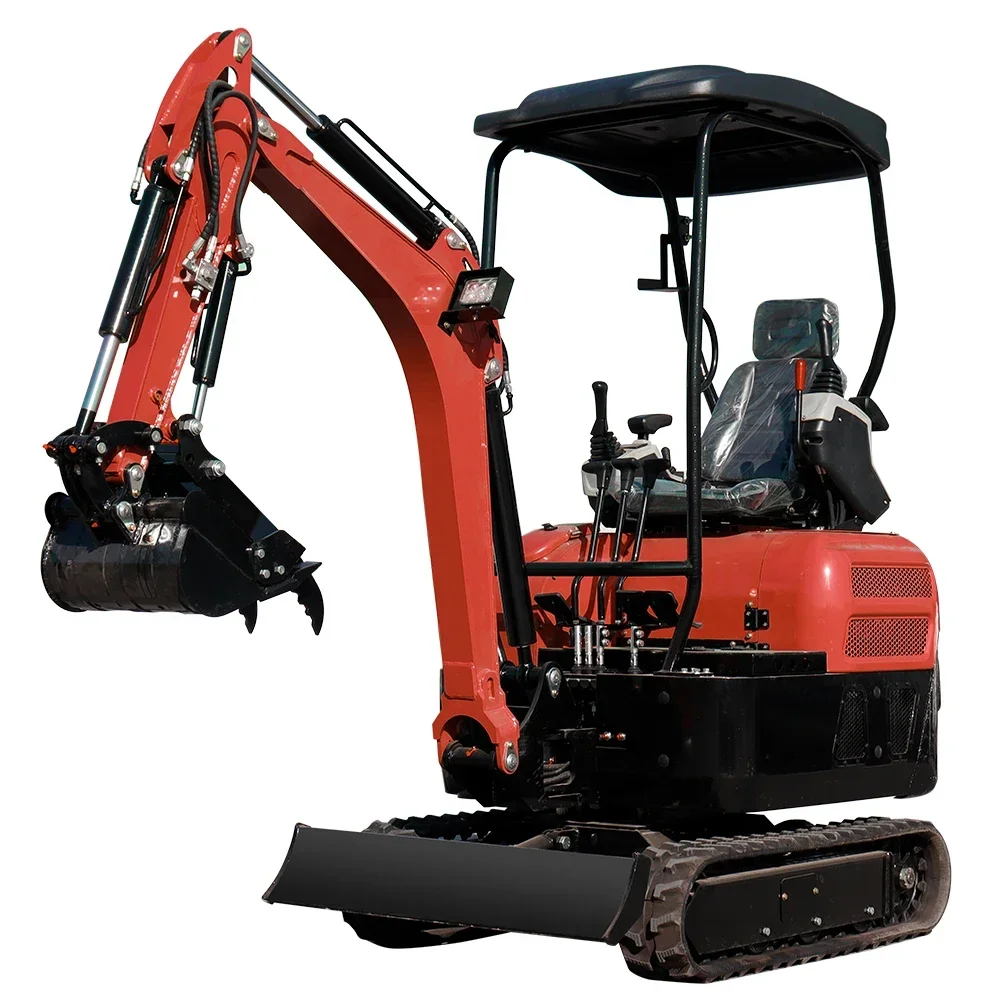 Mini Excavator EPA Engine 3.5-ton Tracked Mini Excavator 1 Ton 2-ton Hydraulic Farm Small Excavator for Sale