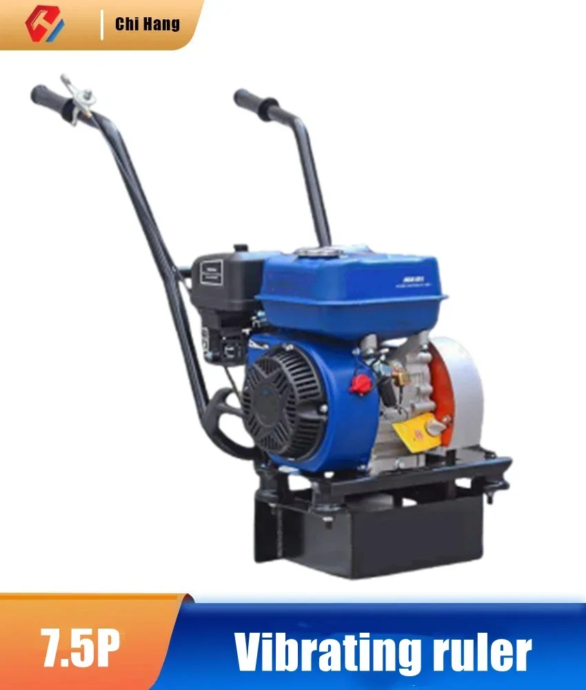 New Concrete Vibrating Ruler Gasoline Cement Road Leveling Machine 220v Electric Vibrating Ruler Vibrating Leveler Is Powerful
