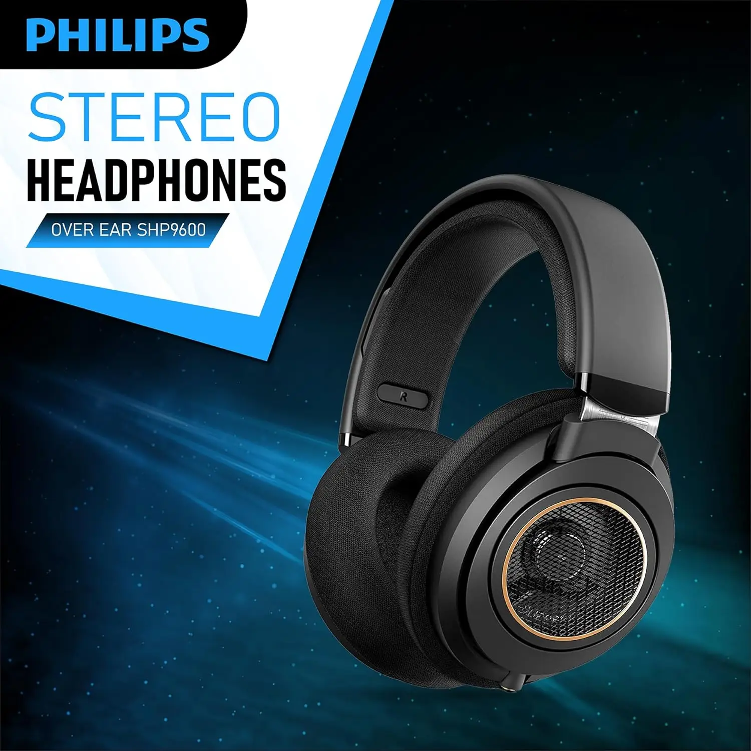 Philips SHP9600 Wired Headphones HIFI Stereo Headset 3.5&6.3mm Universal Suitable For Recording Programs/Podcasts/Games Earphone