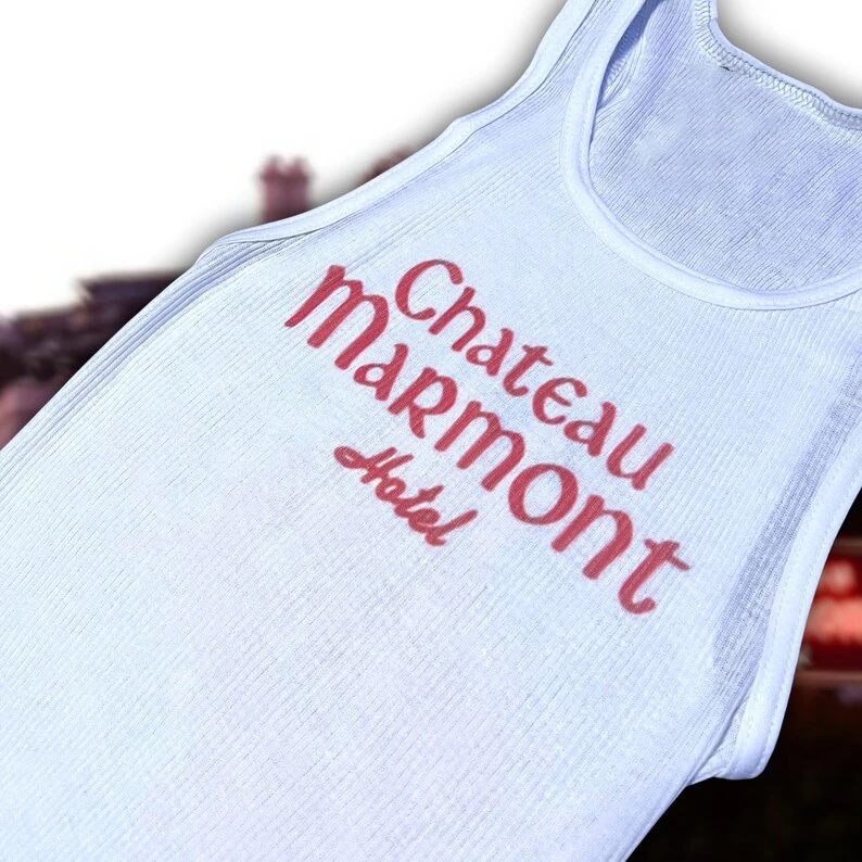 At The Chateau Tank Gothic Streetwear Top 20 Zoll Weste Emo Girls Aesthetic Letter Print Grunge Goth Camisole Top Damenbekleidung