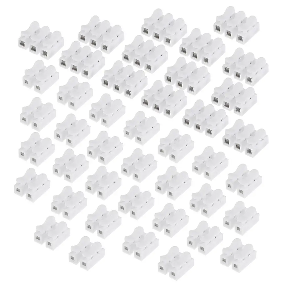 100Pcs Spring Wire Connectors Terminal Block Quick Splice Electrical Cable Connectors for Home Appliance Motor Automotive Wiring