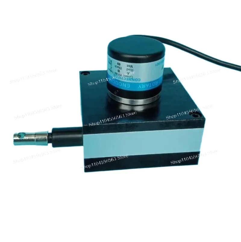 Pull Wire Encoder Displacement Sensor, Linear Pull Rope Encoder, Length Measuring Instrument