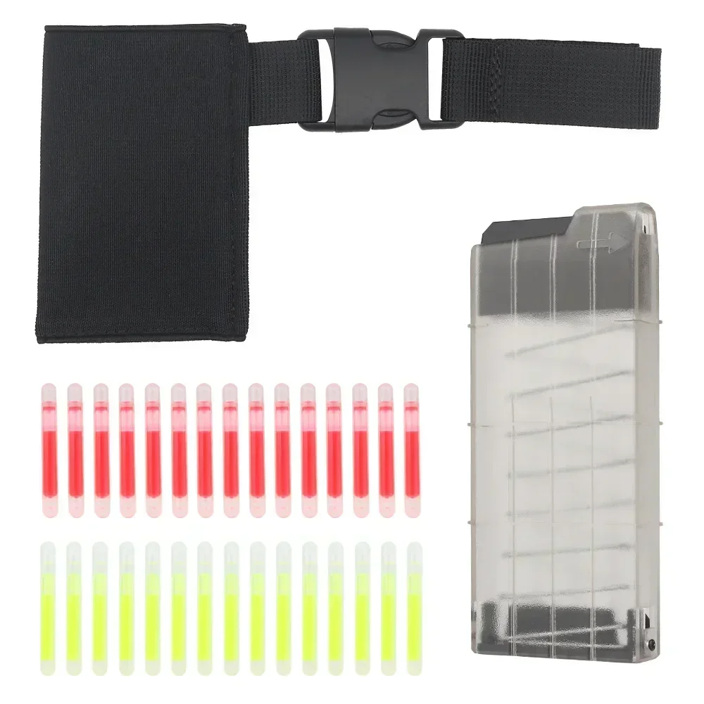 Tactische markeerlichtdispenser met trainingslicht en riemzakjehanger, Glow Sticks met vaste hoes voor Airsoft CS