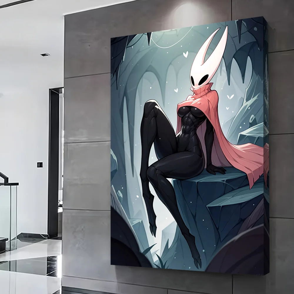 Hornet From Hollow Knight Fanart Poster Customizable Printed Canvas Painting Wall Art Gift for Room Decoration Bathroom Decor
