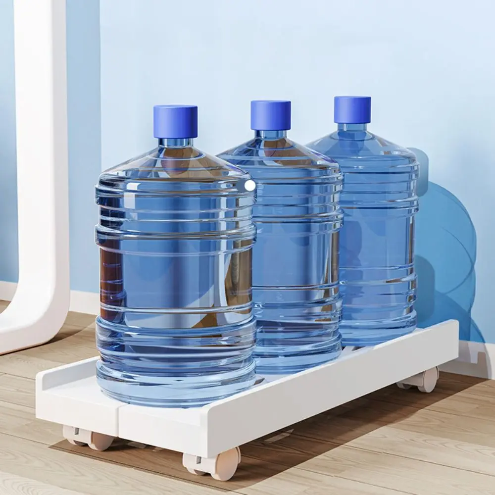 Telescopic Computer Host Bracket Castor Wheels Adjustable Mobile Base Bracket with Wheels Ventilated Chassis Tray