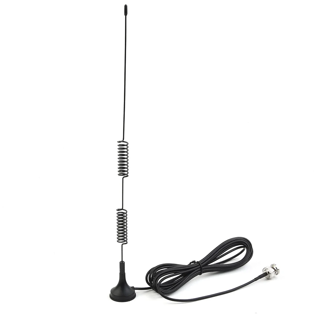 1pc Auto VHF/UHF Ham Radio Antenna Amateur Radio Mobile Radio Scanner Antenna BNC Male Connector Automobiles Parts Accessories