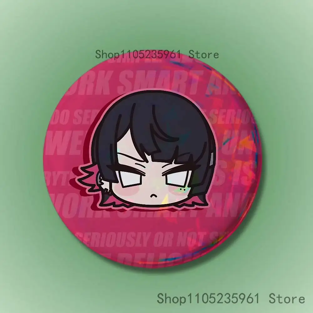 ZZZ إلين جو شارات 25 32 44 58 75 مللي متر جولة تأثيري دبوس المشجعين جمع الأصدقاء الهدايا بروش تذكارية مخصصة