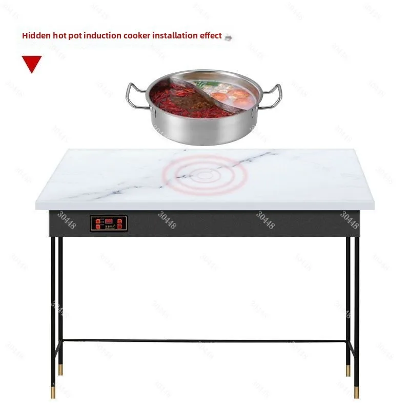 Built-In Induction Cooker for Island Table | High-Power Commercial & Home Stone Top Hidden