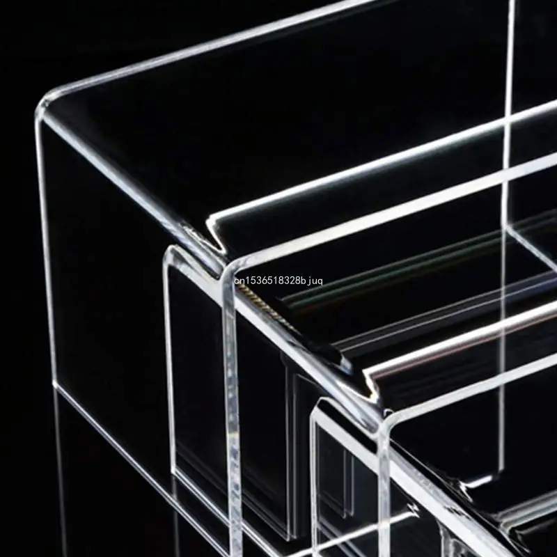 Acrylic Display Stand Anti-Corrosion Clear Showcase Display Shelf for Figures Dropship