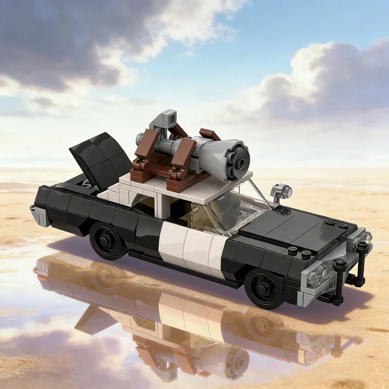 

335pcs MOC Blues Brother S Bluesmobile City Model Building Blocks Creative Gift DIY Display Decor Adult Premium Kids Desk Home