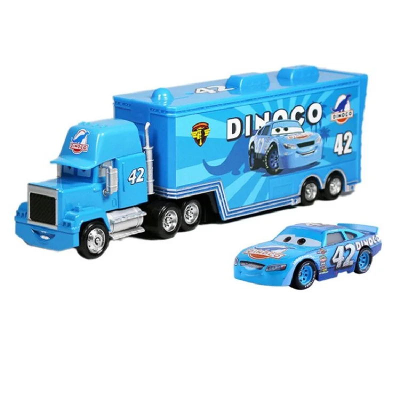 Disney Pixar Car 2 3 Metal Die Casting Car toys # 95 McQueen Truck King Jackson Storm Sally Children\'s Christmas Birthday Gift