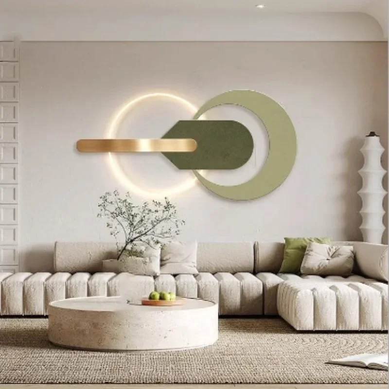 Minimalist living room sofa background wall hanging picture