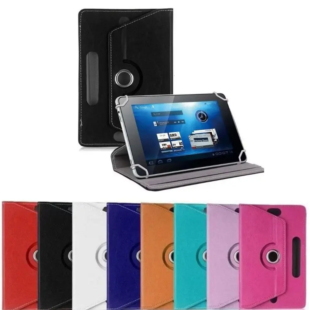 Crystal Pattern Universal Protective Leather Tablet Case, Flat Tablet Case, 7 Polegada, 8 Polegada, 9 Polegada, 10 Polegada
