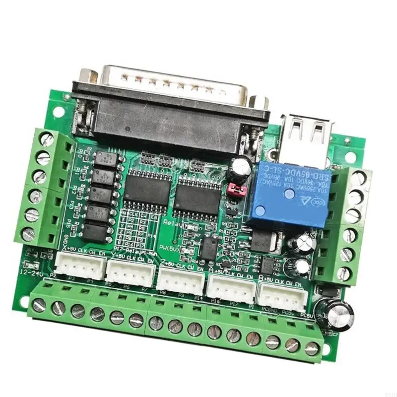 Driver Board Engraving Machine 5 Shaft Board With Optically Coupler For Stepper 