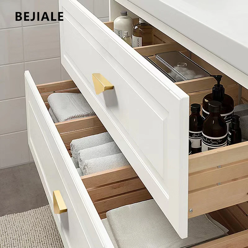 Cabinet Door Semicircle Handle Split Cabinet Shoe Cabinet Door Handle Aluminum Alloy Exposed Gold Round Furniture Door Handle