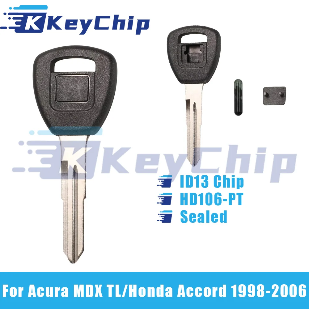 KeyChip Pro para Acura MDX TL/Honda Accord 1998-2006 llave transpondedor ID13 Chip sellado tipo HD106-PT