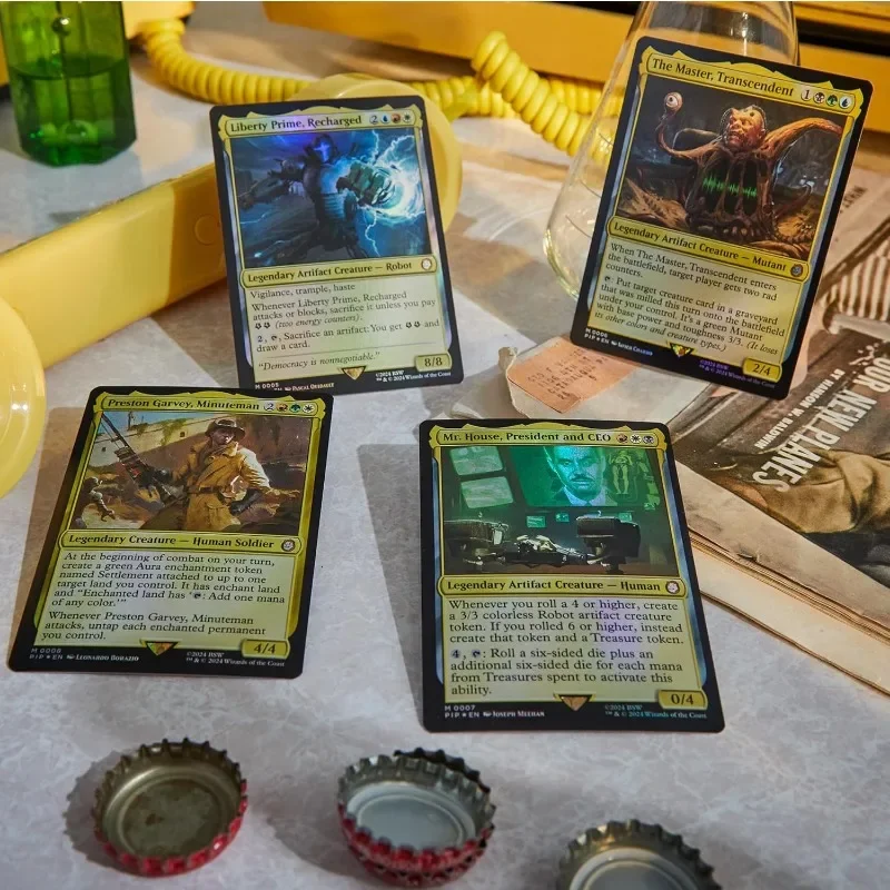 Original Magic The Gathering Fallout Card Commander Deck Bundle คอลเลกชันภาษาอังกฤษการ์ดเด็กของขวัญวันเกิด