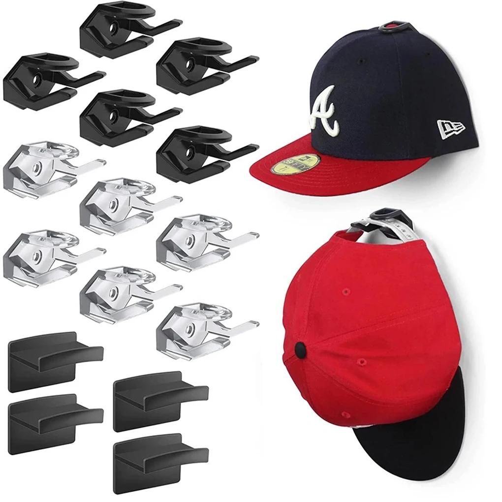 Cap Holder Easy To Install Hat Hook For Hanging And Space-saving Multifunctional Baseball Cap Holder Transparent