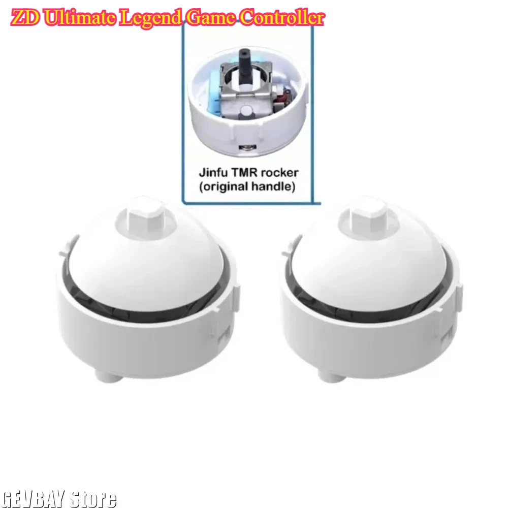 ZD Ultimate Legend Game Controller - Replaceable Joystick Module Removable K-Silver JS13 PRO TMR